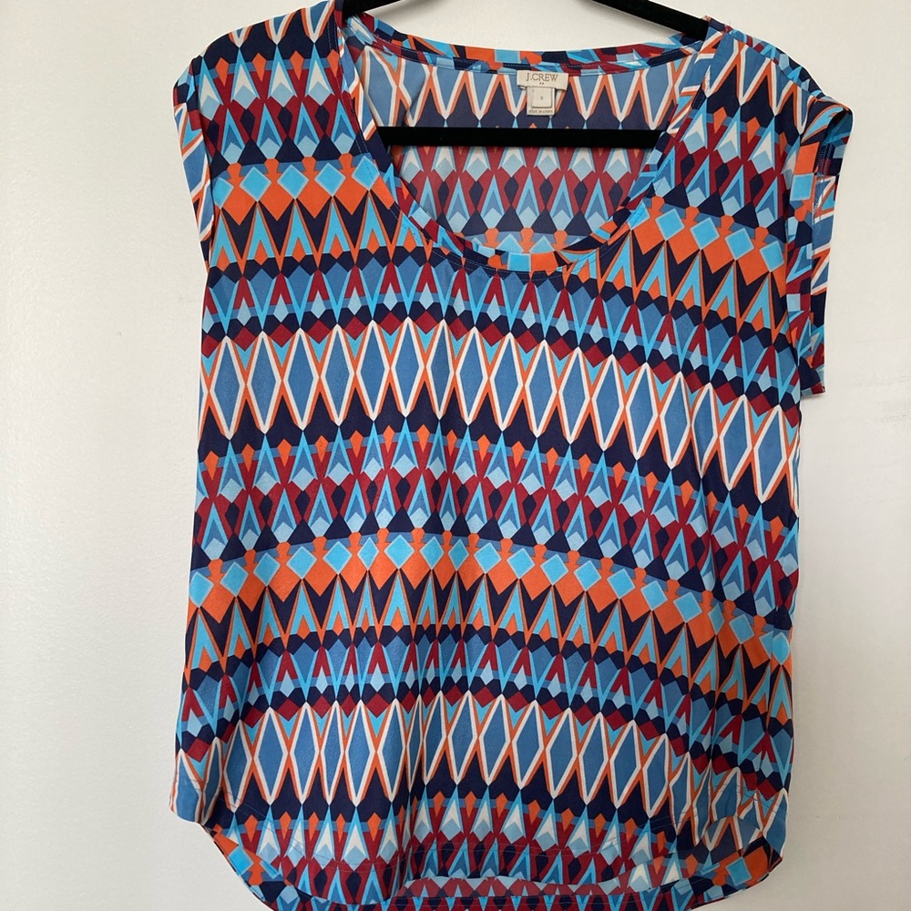 J. Crew short sleeved blouse